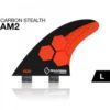 Stealth AM2 3 shapers-al-merrick-fcs-fins-stealth-am-2-dualtab